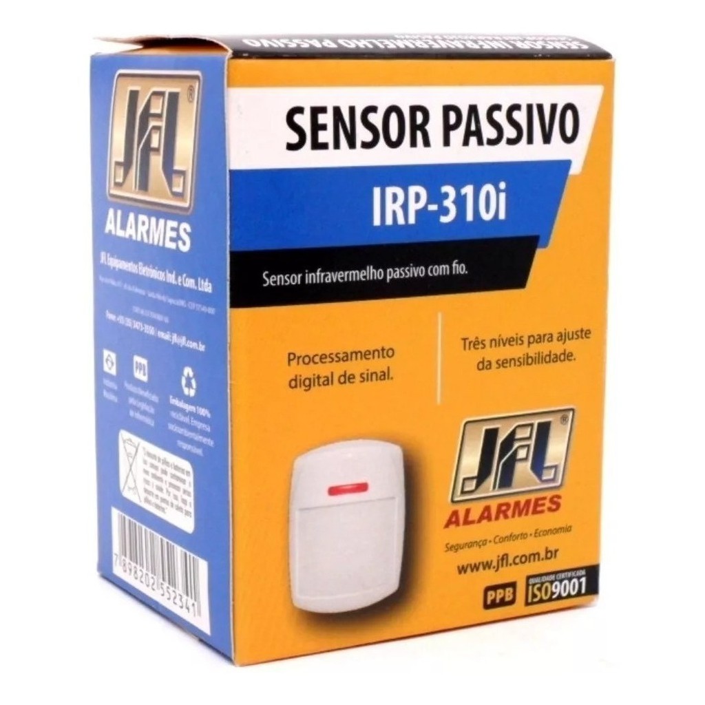 Sensor Presença Infravermelho Passivo Digital Irp 310i Jfl | Shopee Brasil