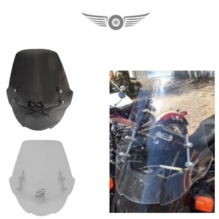 Bolha Parabrisa Lançamento Para Moto Honda Pop 110i 3 mm – Cristal ou Fume