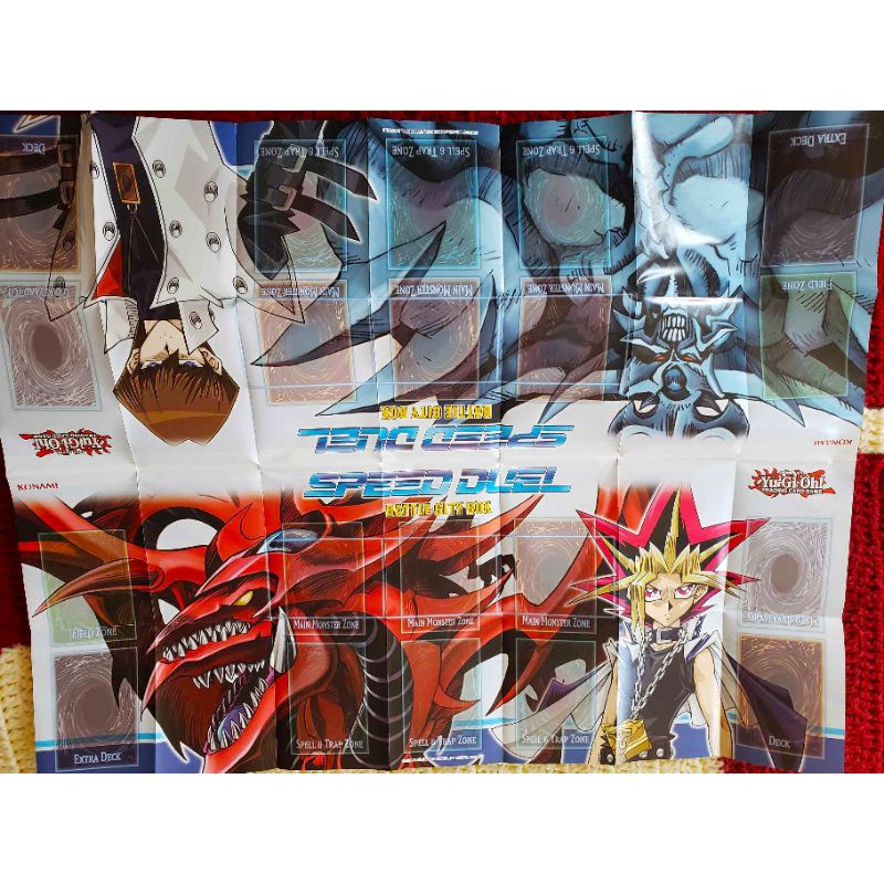 Playmat de Papel Duplo Yugi & Kaiba Speed Duel Battle City Box Yugioh