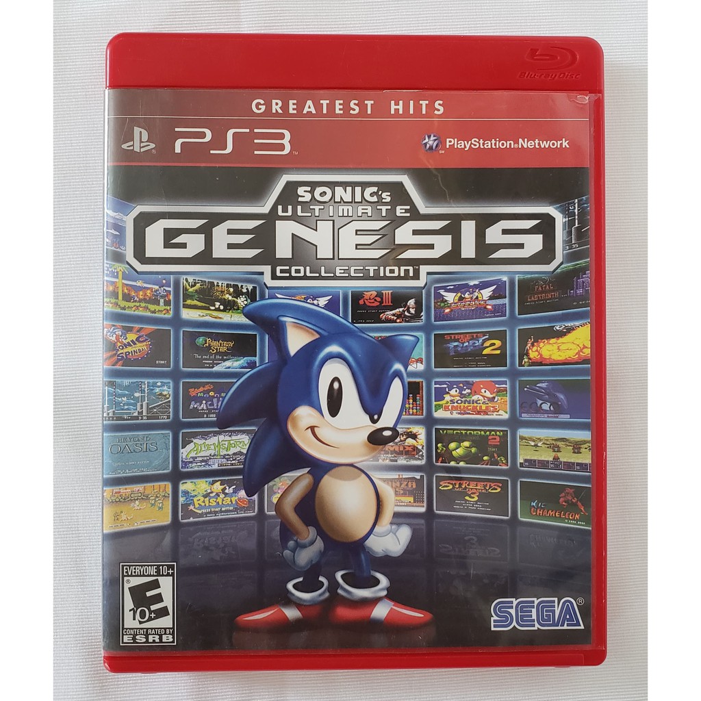 Jogo Sonic Ultimate Genesis Collection Ps3 Greatest Hits