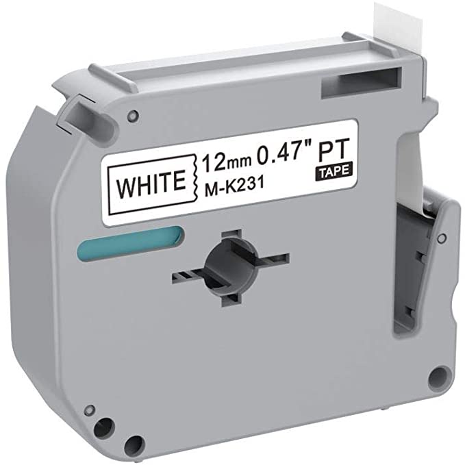 kit 3 unidades - Fita Compatível Brother M231 Mk231 T 12mm Pt 80 70 90