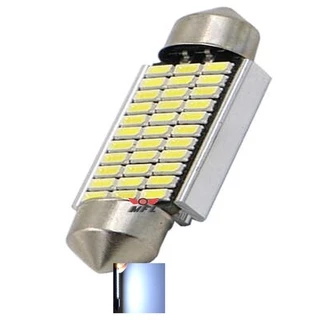 Kit 10 Lampada Torpedo Cambus 33 Led C5w 41 Mm Branco 12v