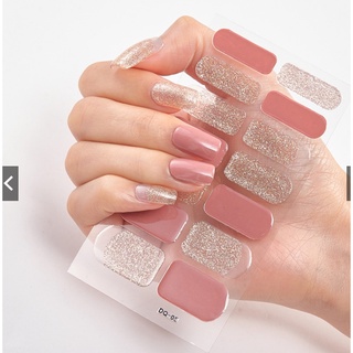 Adesivo de Esmalte de Purpurina Cor Pura Adesivo de Esmalte Gradiente Brilhante