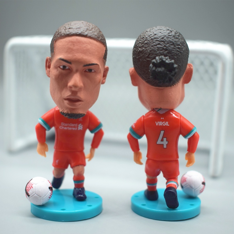 Soccerwe 7cm Altura Jogador De Futebol Star Mini Cartoon Doll