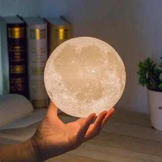 Luminária Lua Abajour Led Decoração