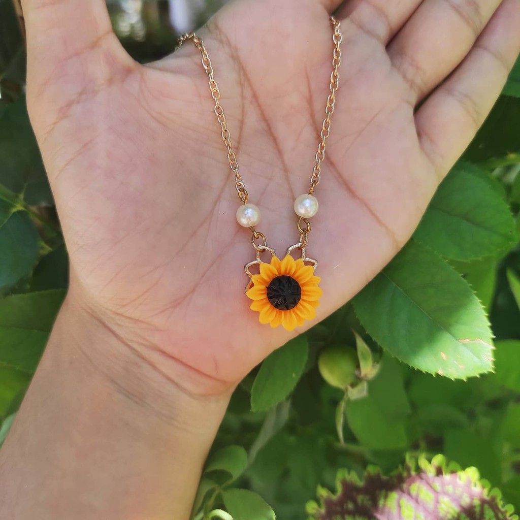Colar Girassol | Shopee Brasil