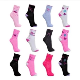 3 Pares de Meia Feminina estampas fofas Linha de Luxo!