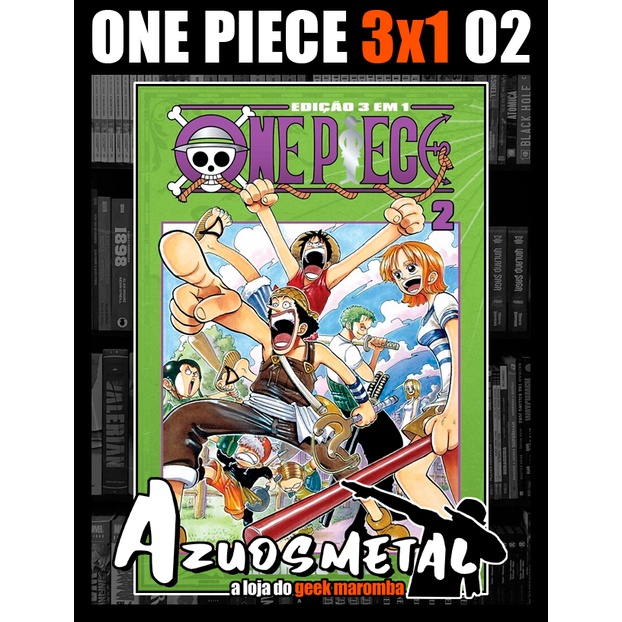 One Piece (3 em 1) - Vol. 2 [Mangá: Panini]