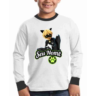 Fantasia infantil Cat Noir longa