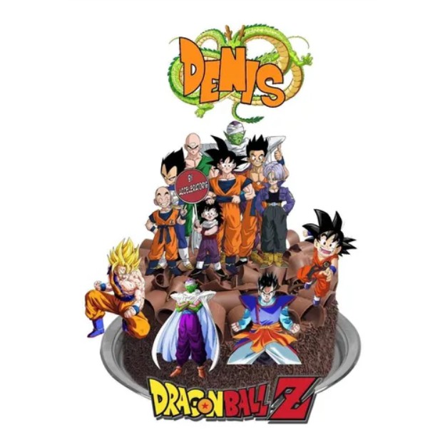 Topo de bolo Dragon Ball Z