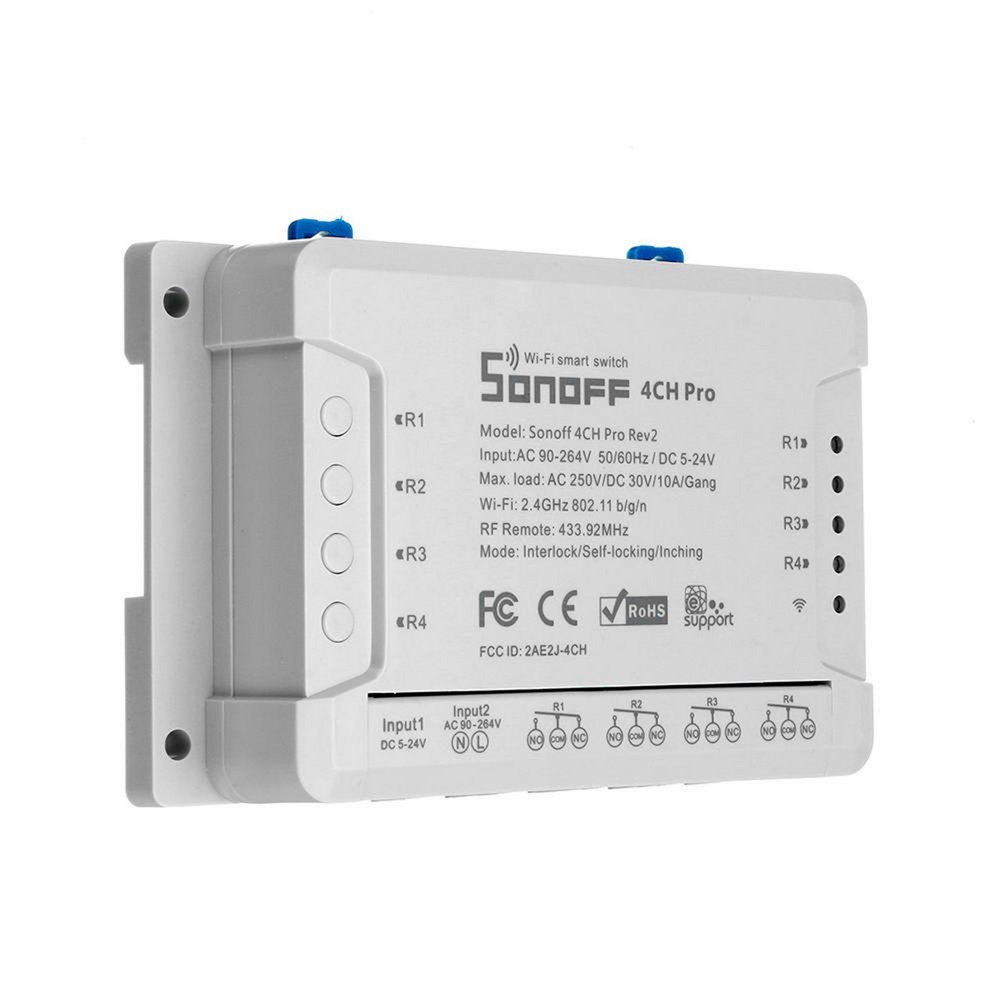 Sonoff 4CH Smart Switch 4 Canais R2 PRO | Shopee Brasil