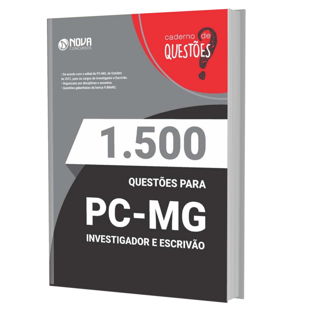 Concurso PC MG Investigador/Escrivão - Criminologia 
