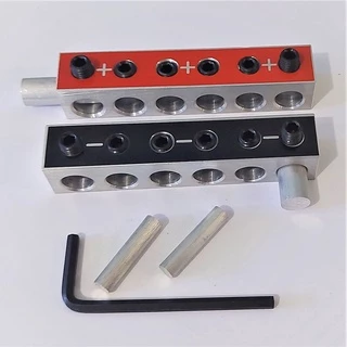 Par Adaptador Terminal Barramento Bloco de Energia 6 Vias Som TUNING CARS