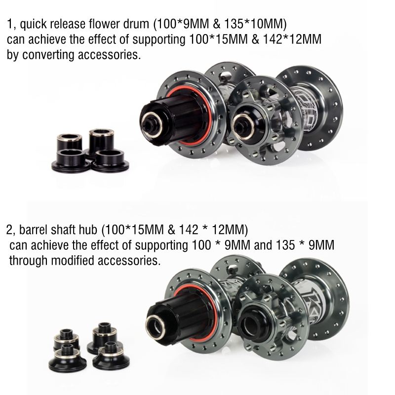 Koozer FreeHub XM490 XM470 XM460 XM390 CX420 Tampas MTB Bicicleta