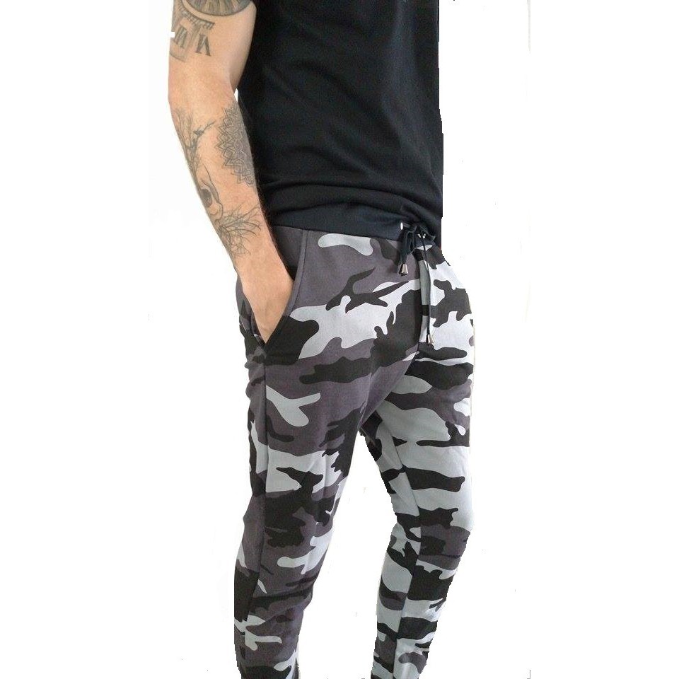 Calça moletom masculina store camuflada