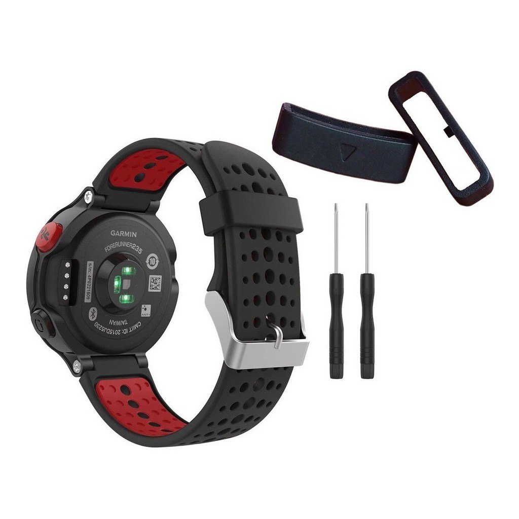 Kit Pulseira Para Garmin 235 735xt 2 Presilha Borracha Extras Garmin Forerunner 235 e 735 xt SIlicone Macias Shopee Brasil