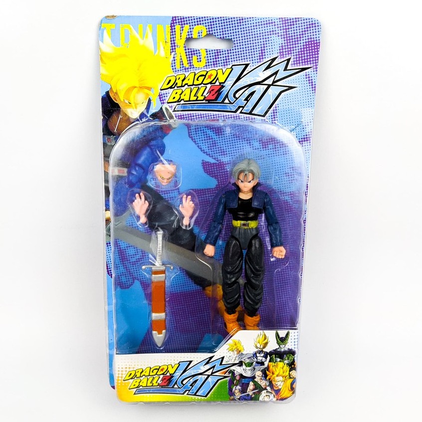 Boneco brinquedo articulado 14cm action figure removivel goku ssj