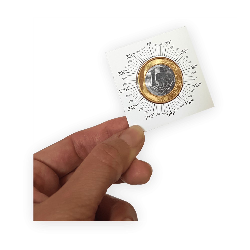 Coin Holder Angular Autocolante de 27mm (pacote com 10un.) | Shopee Brasil
