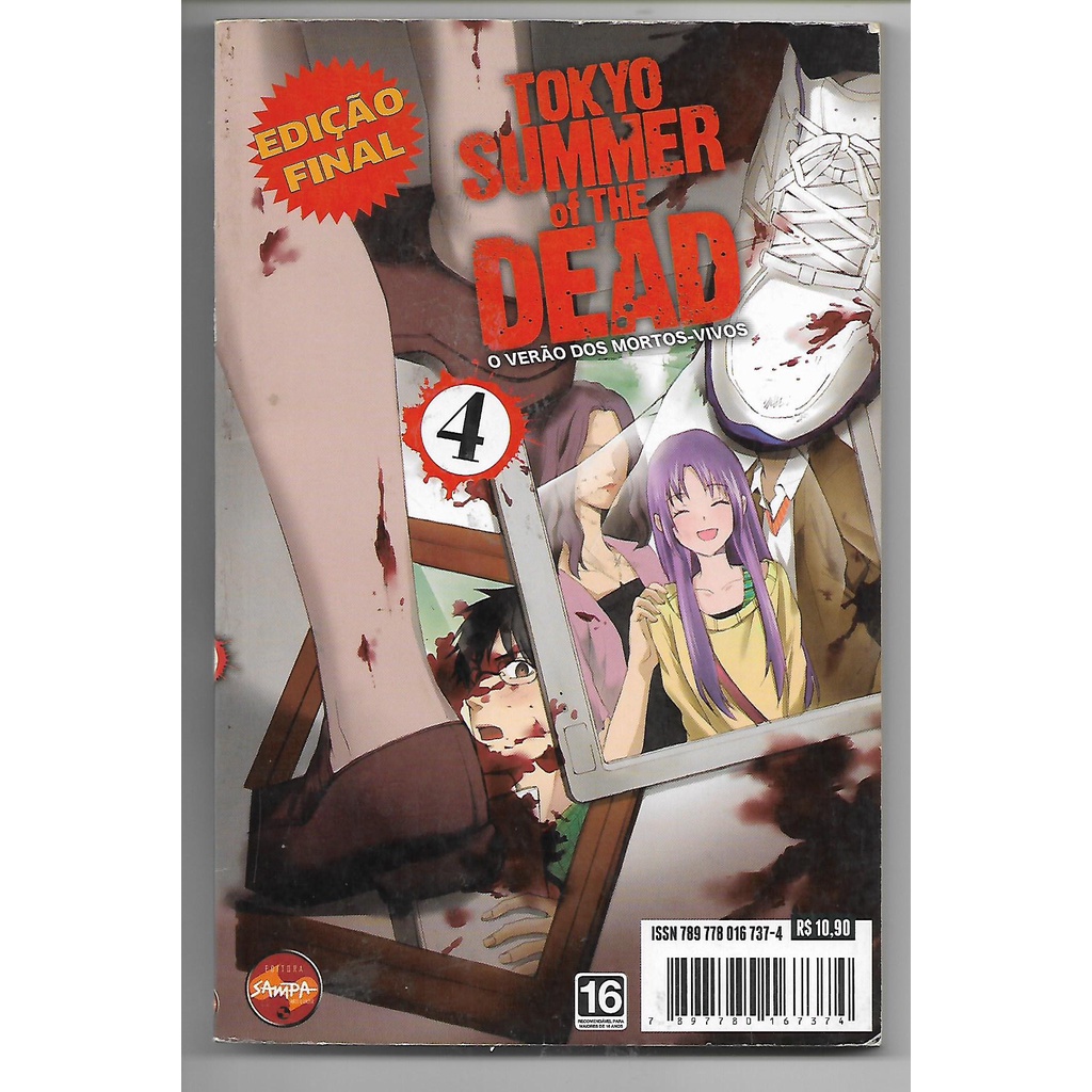 Mangá Tokyo Summer Of The Dead 4 - Editora Sampa