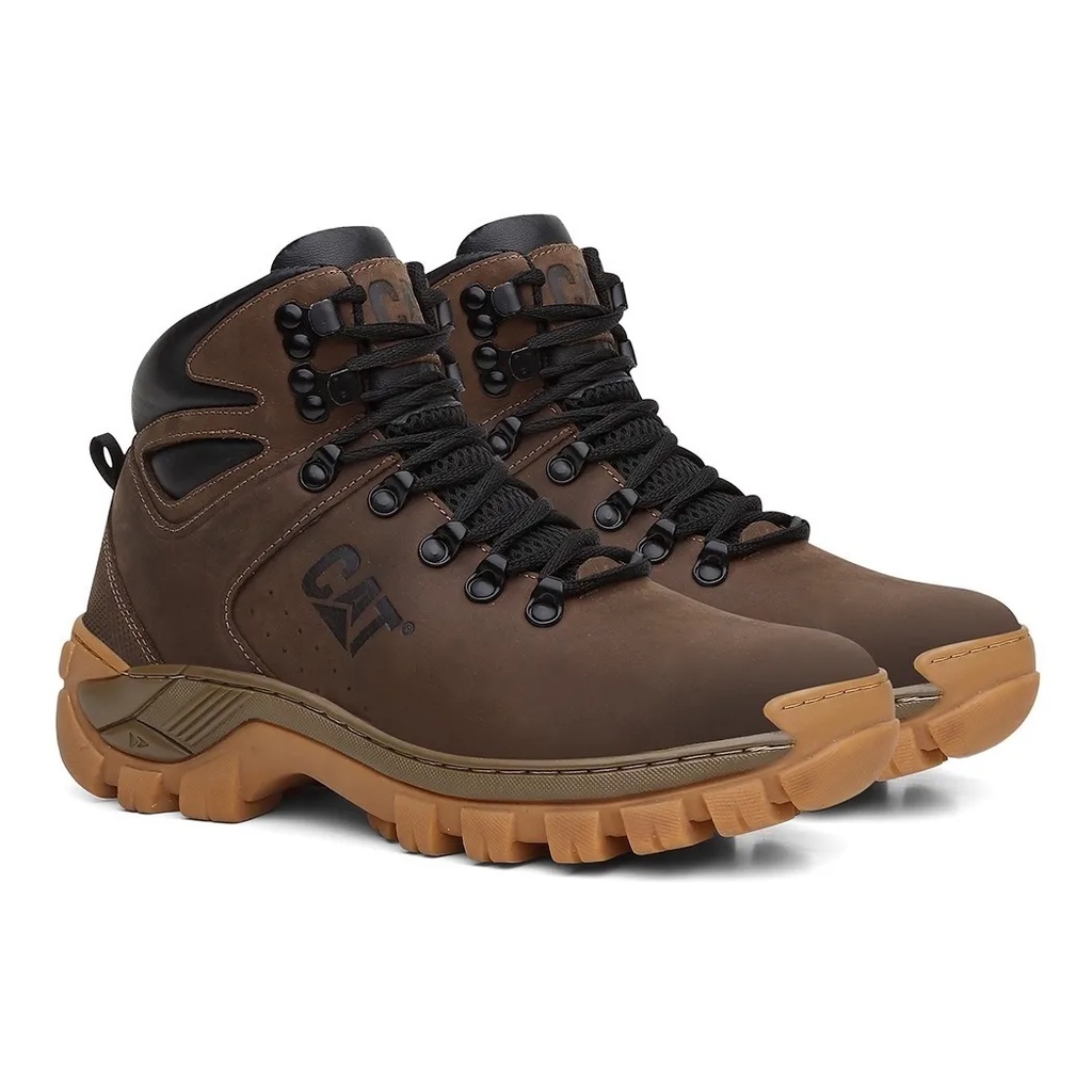 Bota Caterpillar Adventure em Couro Legítimo Mega Promoção 02 - Compre  Agora