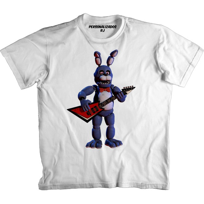 CAMISETA FIVE NIGHTS AT FREDDY ANIMATRONICS