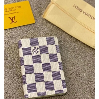 Carteira de bolso de couro masculina Louis Vuitton porta-cartões - Desconto  no Preço