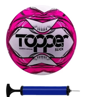 Bola Fut Campo Oficial Topper Slick Ii Original + Bomba de ar