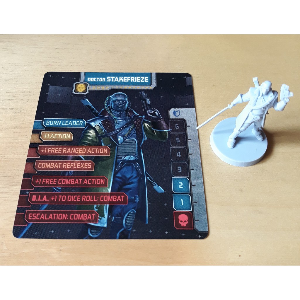 Zombicide Invader / Dark Side Ks Survivor Doctor Stakefrieze