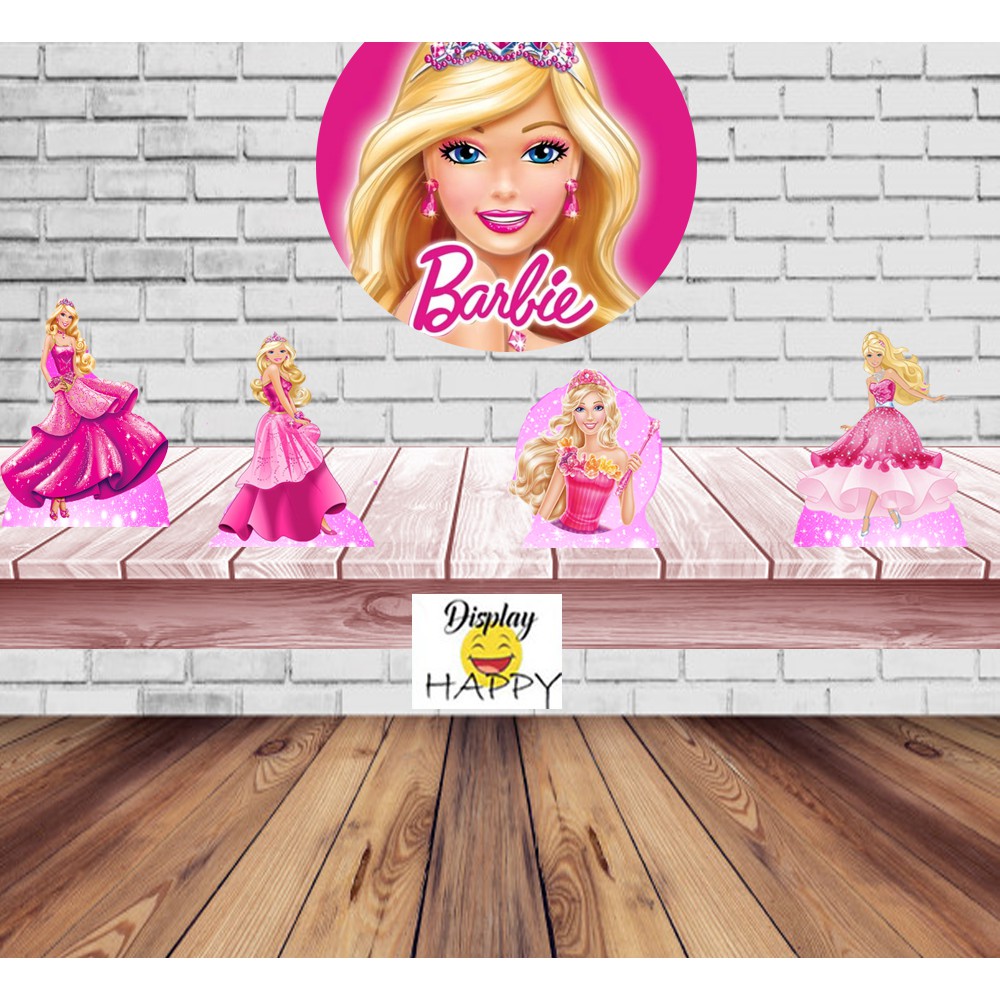 Conjunto de Artes - Painel e Acessórios - Barbie Princesas - Fun