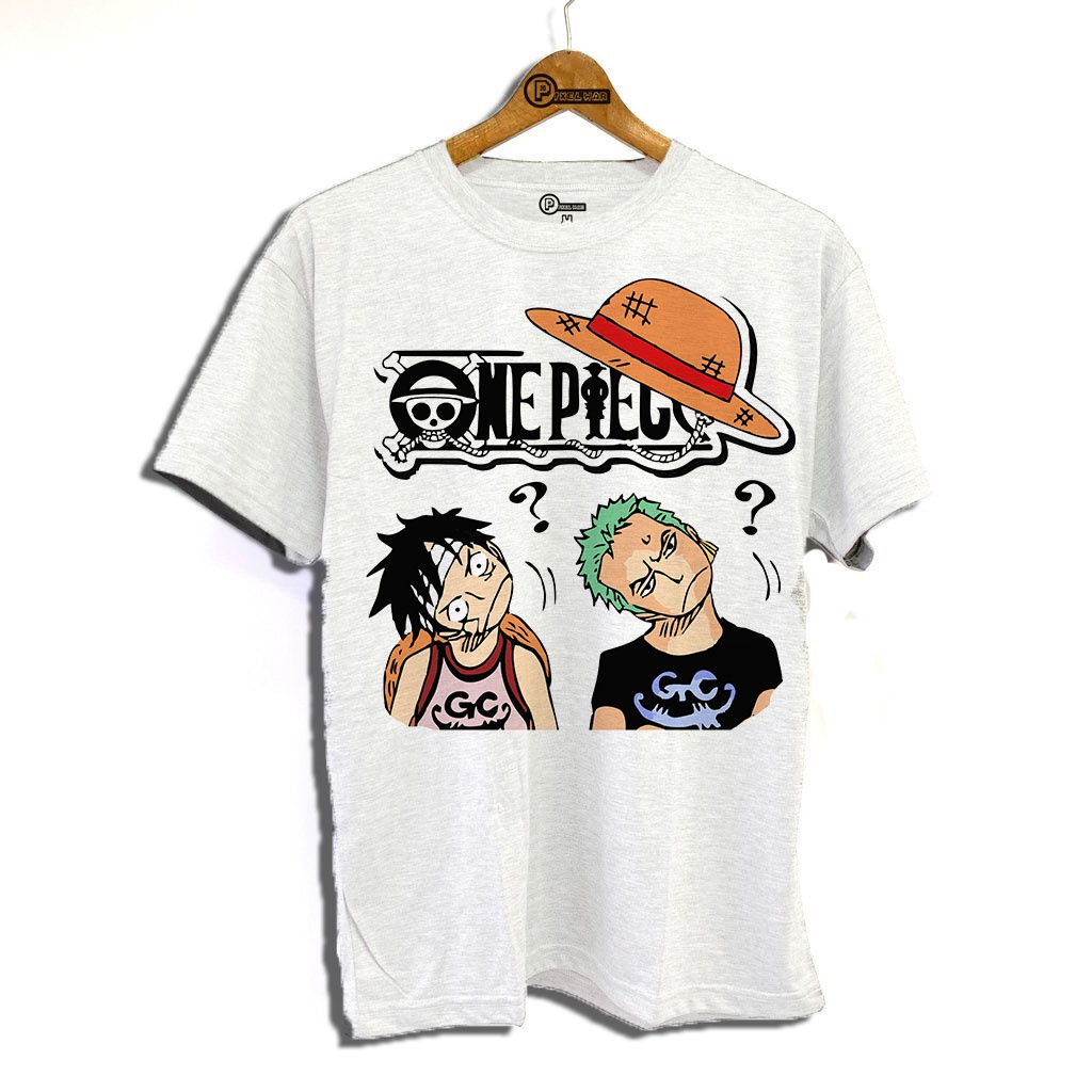 Camisa/Camiseta ROBLOX ONE PIECE LUFFY ZORO Total Arte Estampada Logo