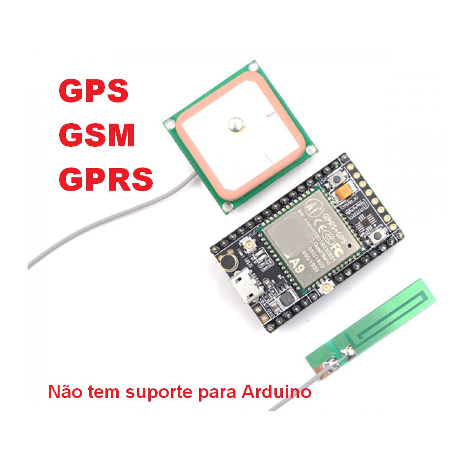 Módulo A9G GSM/GPRS Breakout Board não é compatível com Arduino IDE ...