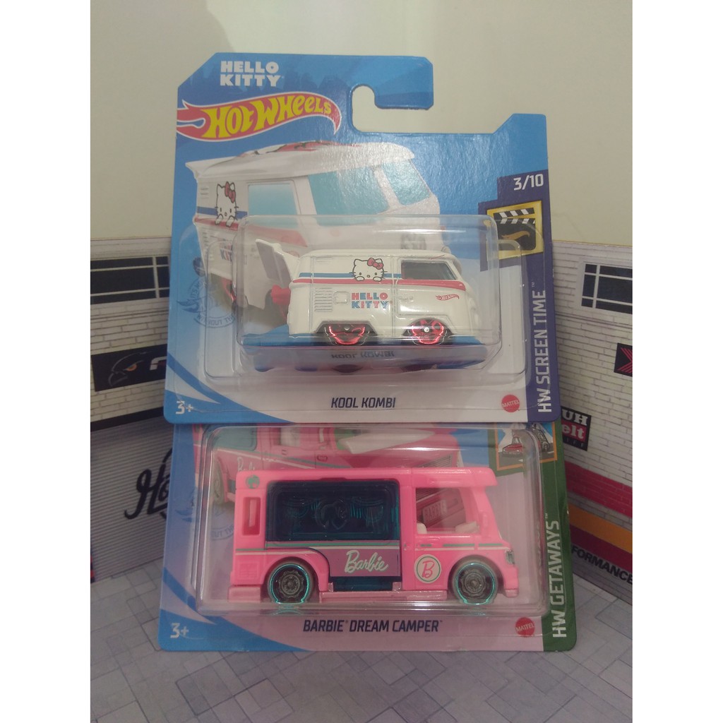 Hello Kitty and Barbie 2021 Hot Wheels