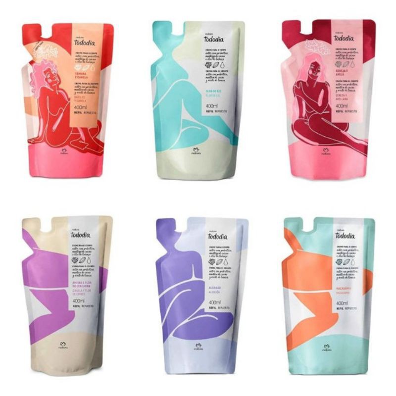 Refil hidratante Natura Tododia 400ml | Promoção
