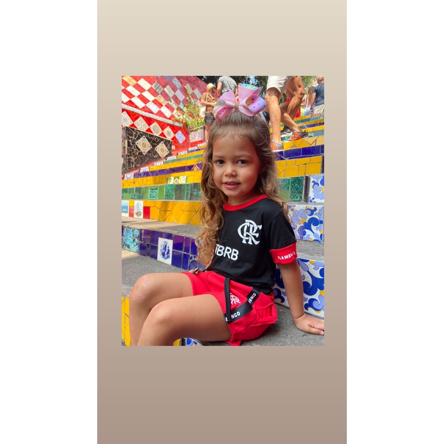 Camisa feminina infantil do hot sale flamengo