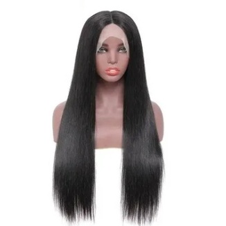 Peruca Full Lace De Cabelo Humano Natural 55cm Lisa