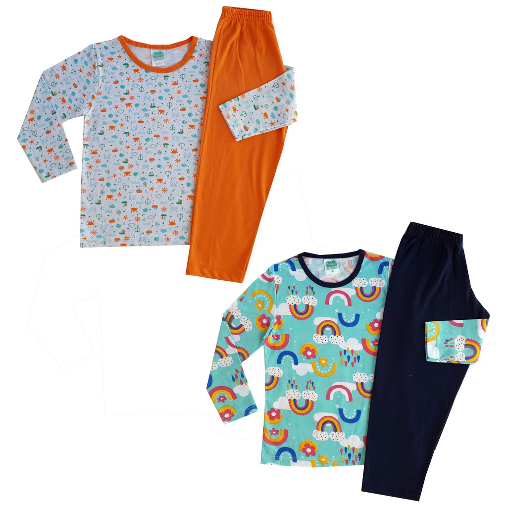 kit 2 Pijama de frio Infantil menina ou menino INVERNO 1 ao 8 em Oferta na Shopee