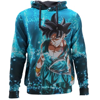 Casual Desenho Animado Anime Dragon Ball Hoodie 3D Moletom Masculino  Estampado Feminino Roupa De Rua DBZ Macacões Legais Blusas Quentes