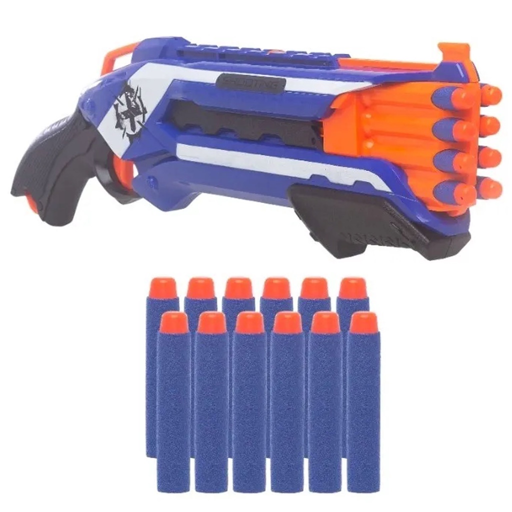 Azul Grande Máquina de Arma de Bala Mole Arma de Brinquedo Elétrico  Brinquedos Do Exército CS Jogo Presente Para Criança Meninos Nerf N-Strike  20 rajadas de Fogo tempestade - AliExpress