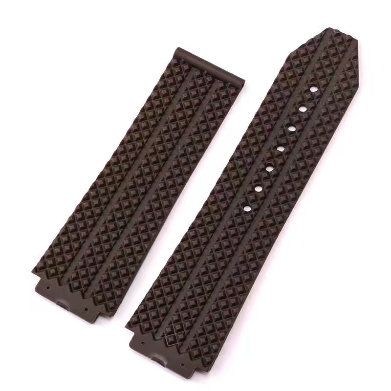 Pulseira De Relógio Compatível Com Hublot 15 * 21mm Fêmea Feminina De Borracha De Silicone À