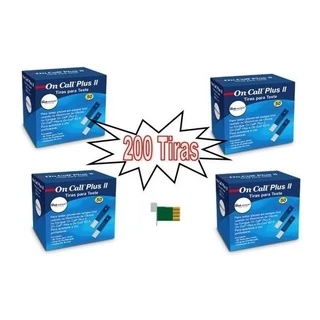 Tiras Para Medir Glicose On Call Plus Ii Com 200 Unidades