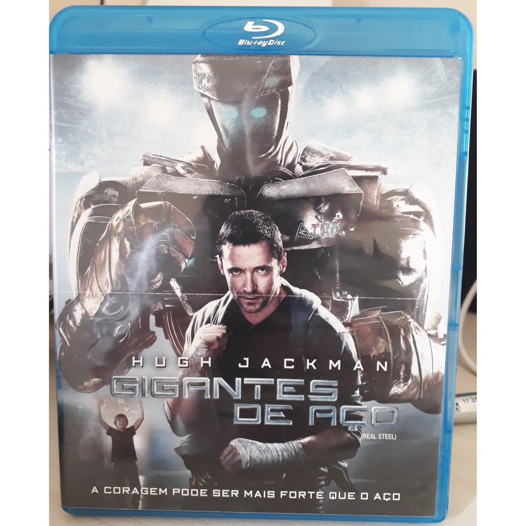 Dvd Blu Ray Gigantes De Aço Hugh Jackman Evangeline Mackie Dreamworks ...