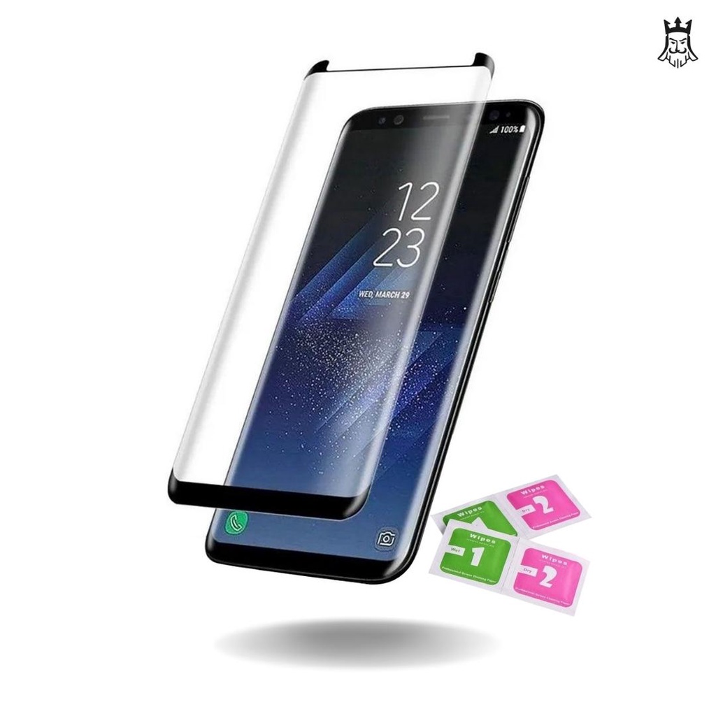 PelÍcula 3d Galaxy S8 S8 Plus S9 S9 Plus Curvada De Vidro Para