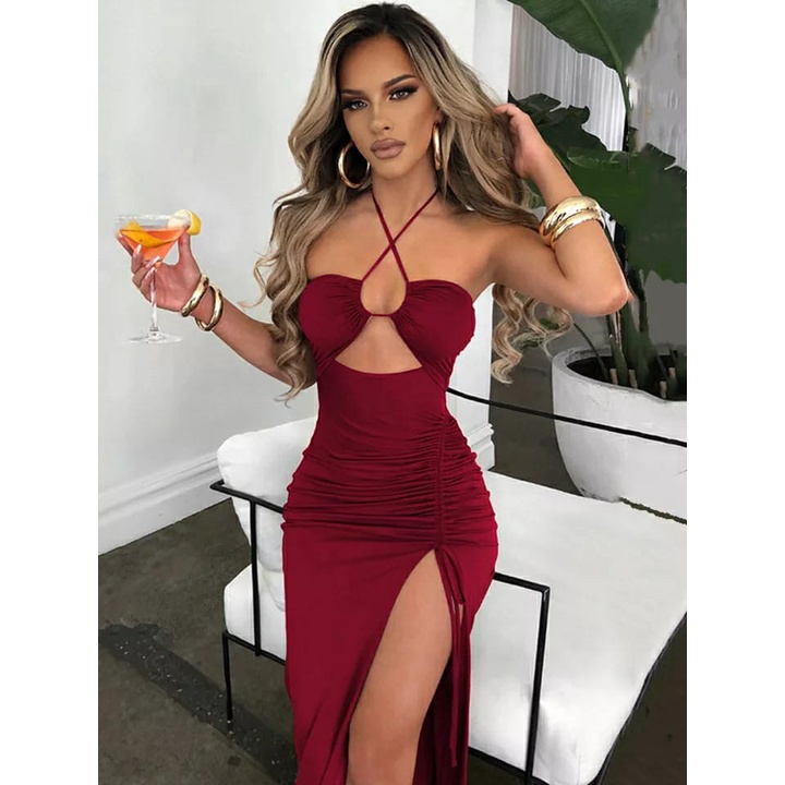 gringa vestido suplex manga longa