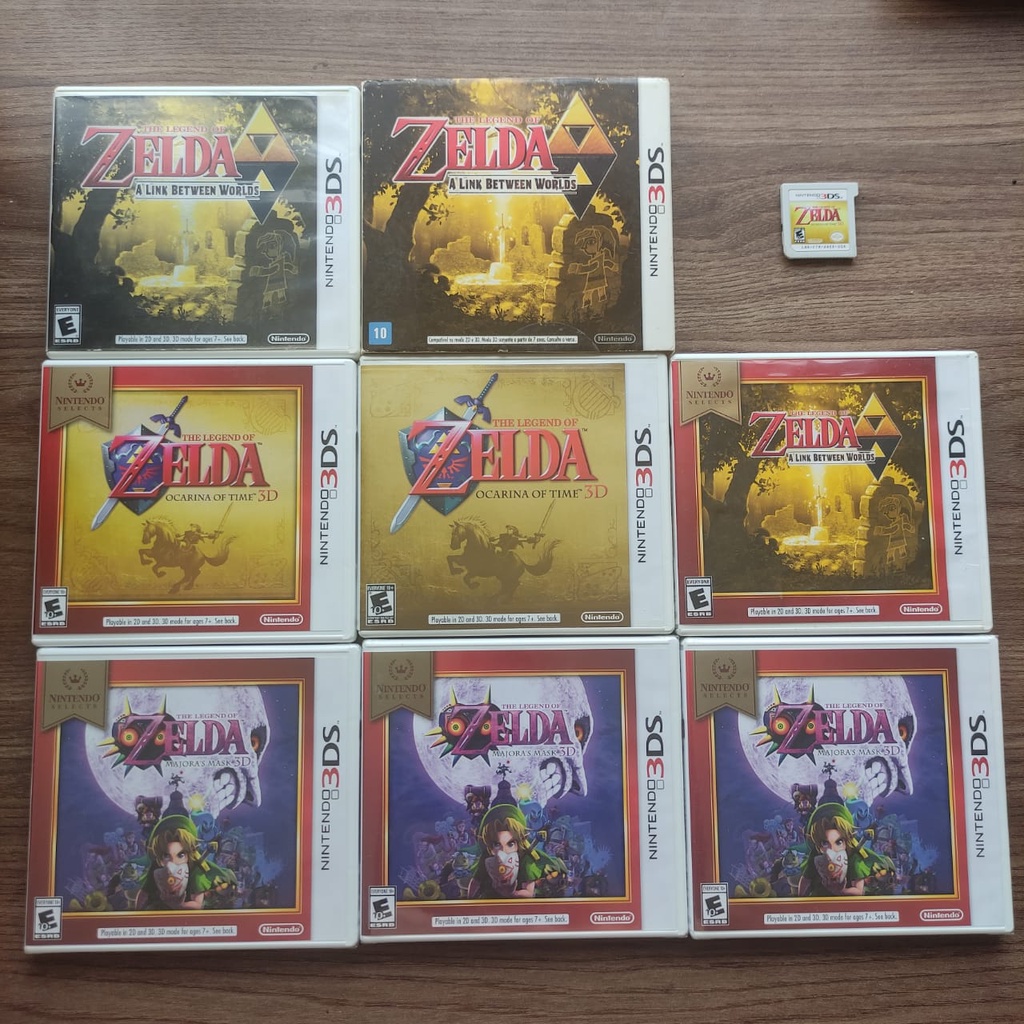 Nintendo 3DS Legend of Zelda BUNDLE: A Link Between Worlds & Ocarina of Time