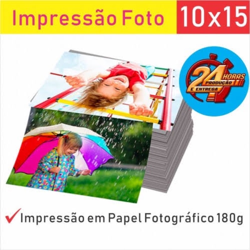 Impressão de fotos 10x15 online de alta qualidade