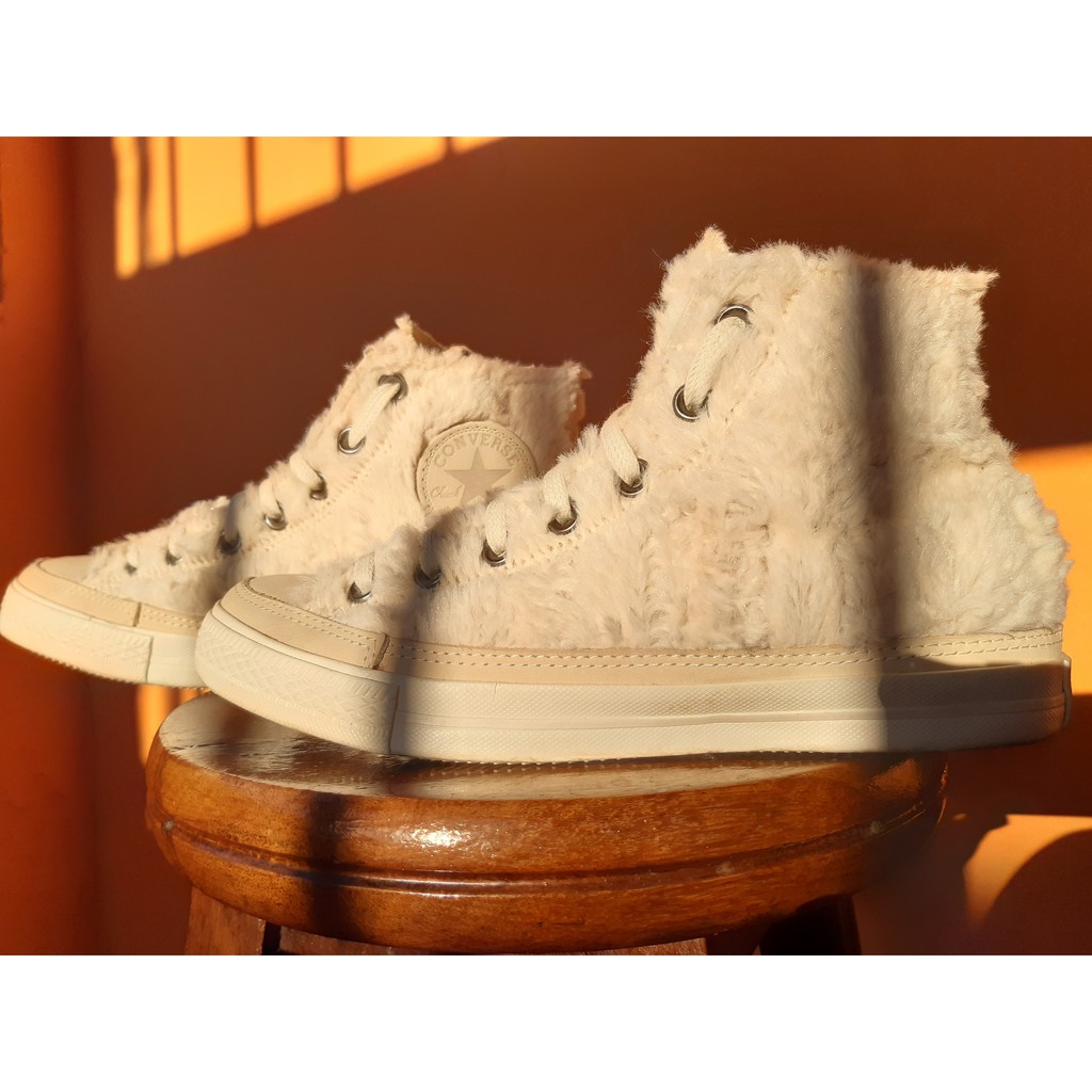 CONVERSE ALL STAR T nis Pel cia Fur Chuck Taylor Cano M dio Original Premium Line RARO N mero 38