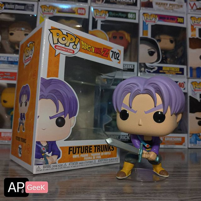 Funko Pop Dragon Ball Z- Trunks Do Futuro - Funko Animatio - #702