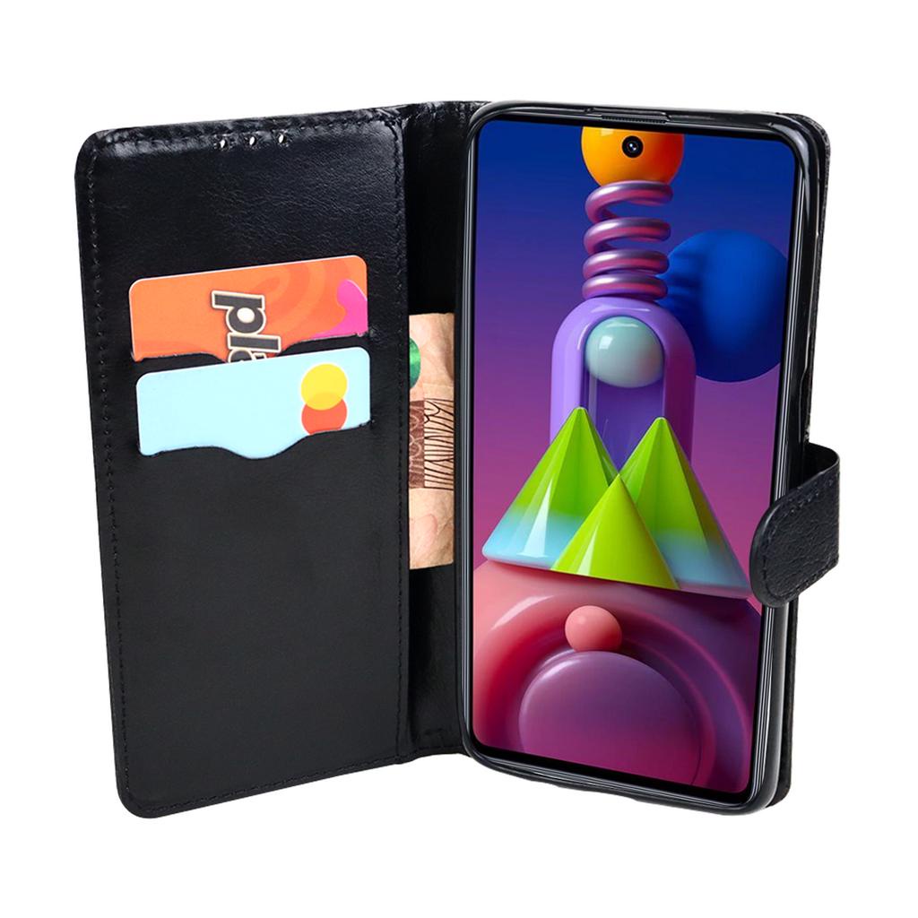 2 Capa CASE CARTEIRA COURO FLIP Galaxy M51 M515 6.67