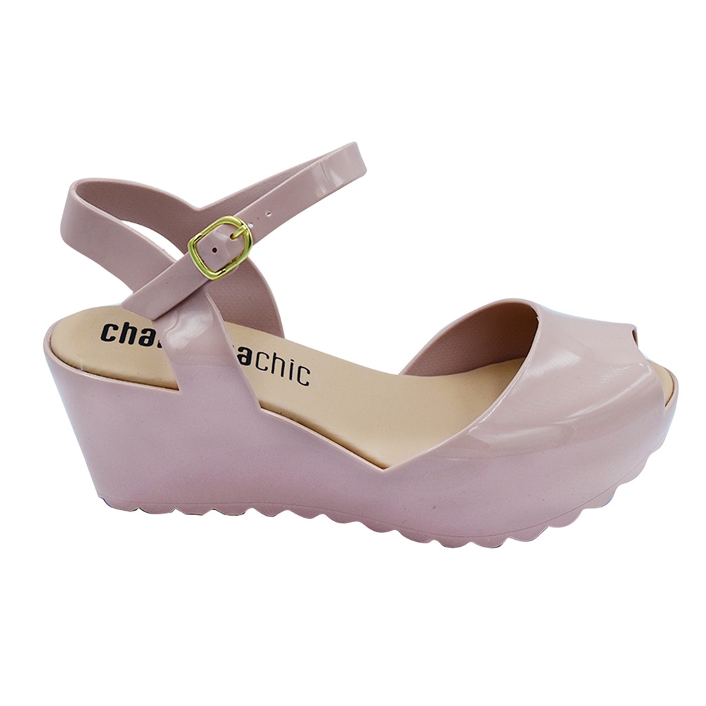 Sandália Feminina Adulto Anabela Charmosa Chic Shopee Brasil