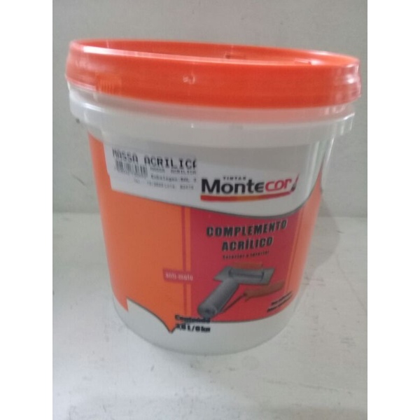 massa acrilica montecor 900 ml | Shopee Brasil
